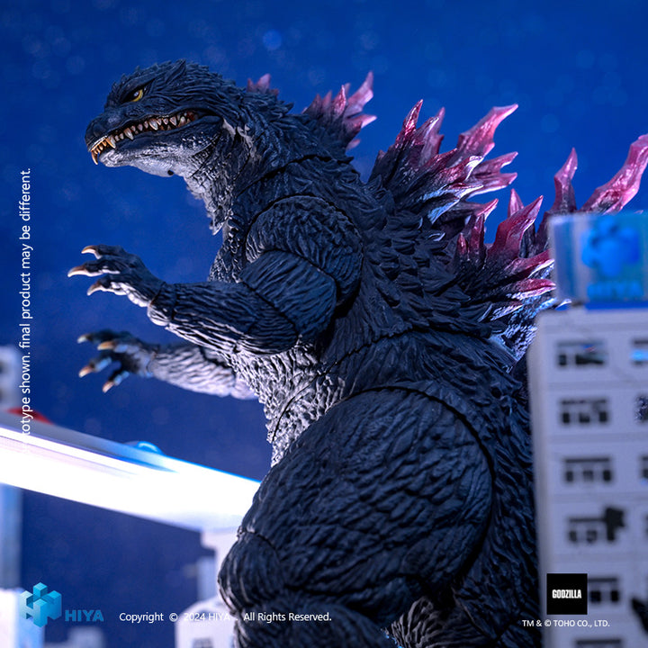 Hiya toys EXQUISITE BASIC Series Godzilla action figure from Godzilla 2000: Millennium（1999）