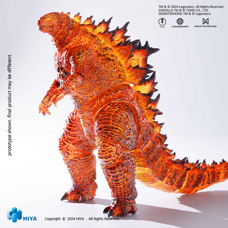 HIYA Exquisite Basic Series  None Scale 7 Inch Godzilla King of the Monsters Burning Godzilla Battle Ver. Action Figure