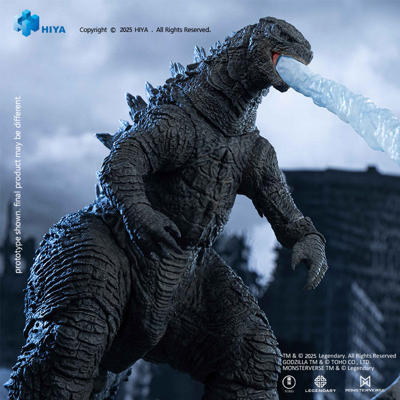 HIYA Exquisite Basic Series  None Scale 7 Inch Godzilla 2014  Godzilla Translucent Ver.  Action Figure