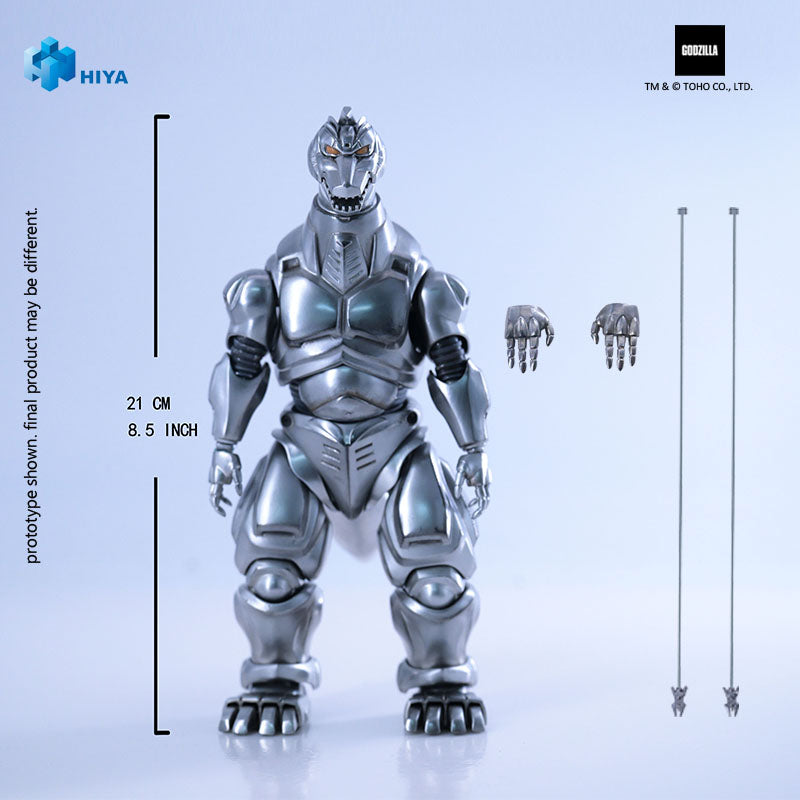 HIYA Exquisite Basic Series  None Scale 8.5 Inch Godzjiia vs. Mechagodzilla 1993 Mechagodzilla Action Figure