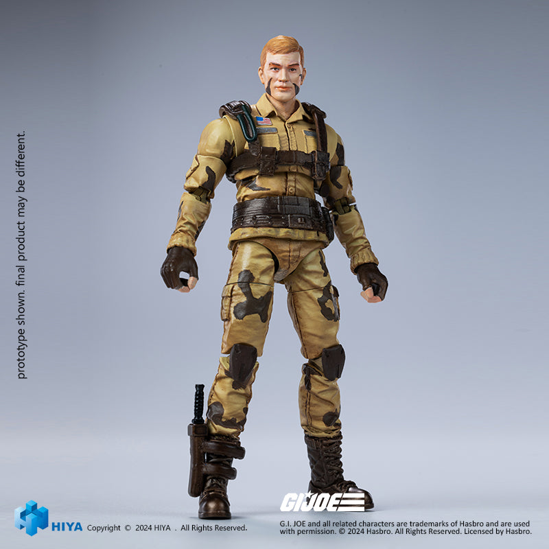 HIYA Exquisite Mini Series 1/18 Scale 4 Inch G.I.Joe Dusty Action Figure