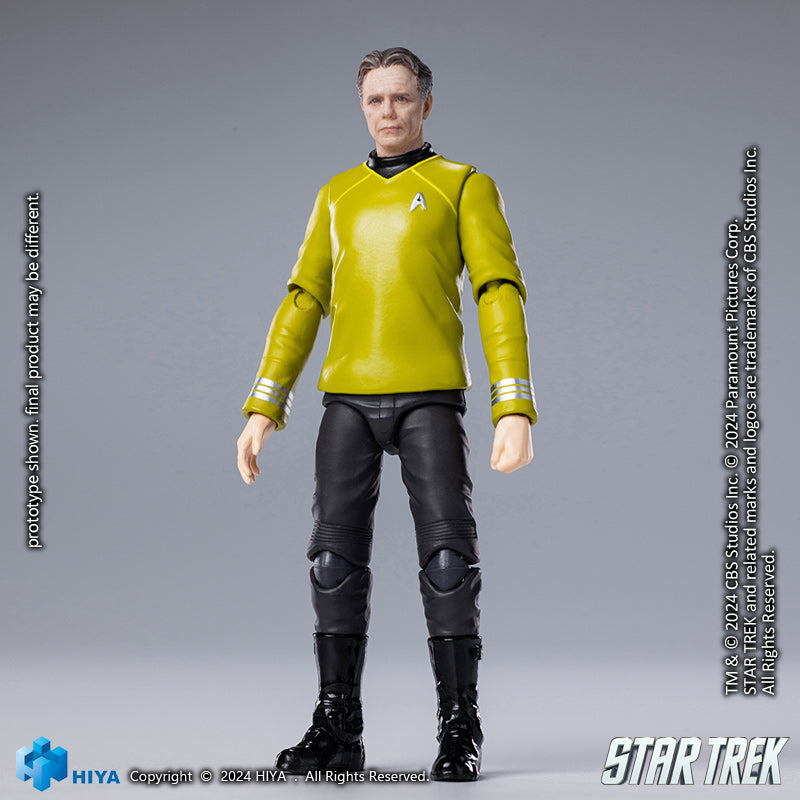 HIYA Exquisite Mini Series 1/18 Scale 4 Inch STAR TREK 2009 Pike Action Figure