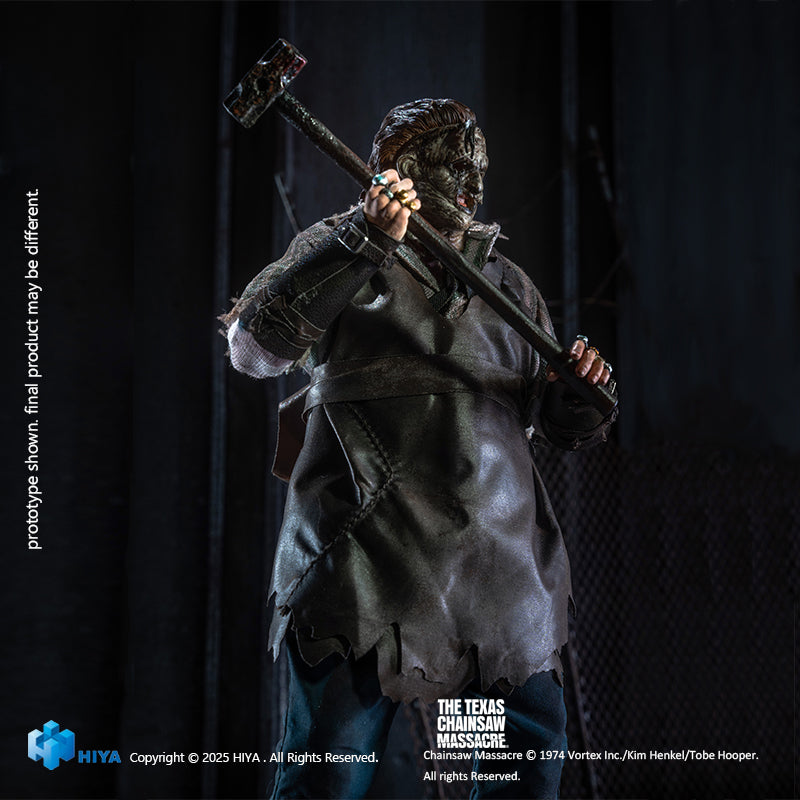 HIYA Exquisite Super Series 1/12 Scale 6 Inch Texas Chainsaw Massacre 2003 Thomas Hewitt Action Figure