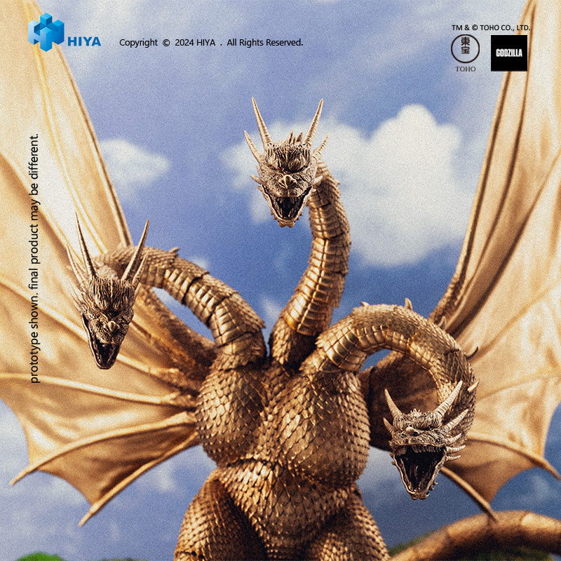 HIYA Exquisite Basic Series  None Scale 10 Inch Godzilla vs. King Ghidorah King Ghidorah Action Figure