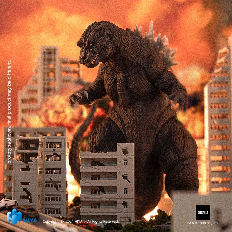 HIYA Exquisite Basic Series None Scale 7 Inch Godzilla, Mothra and King Ghidorah: Giant Monsters All-Out Attack (2001) Godzilla Action Figure