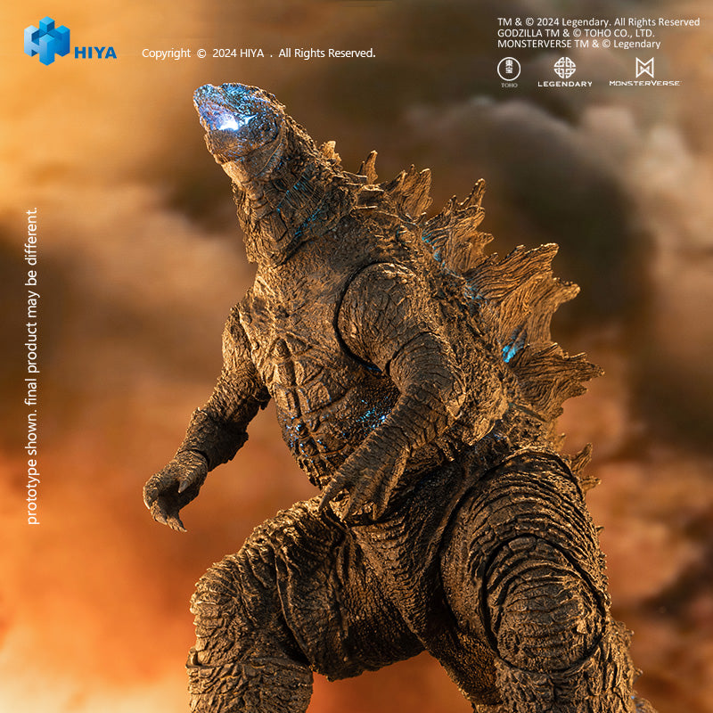 HIYA Exquisite Basic+ Series  None Scale 7 Inch Godzilla vs. Kong Heat Ray Godzilla Action Figure