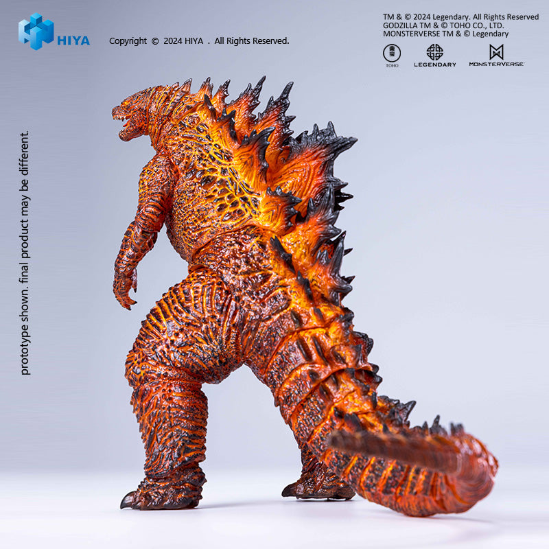 HIYA Exquisite Basic Series  None Scale 7 Inch Godzilla King of the Monsters Burning Godzilla Battle Ver. Action Figure