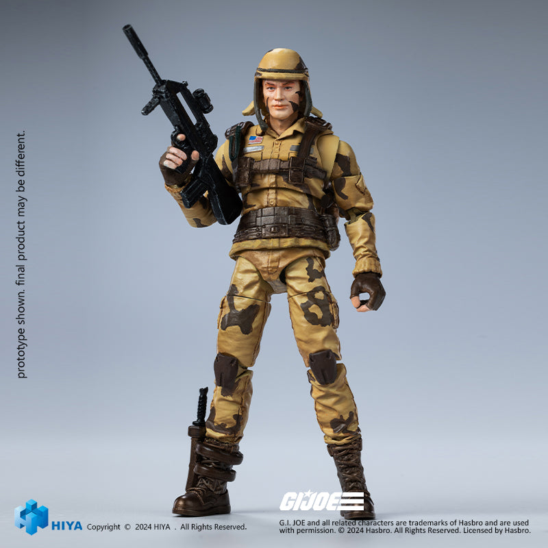 HIYA Exquisite Mini Series 1/18 Scale 4 Inch G.I.Joe Dusty Action Figure