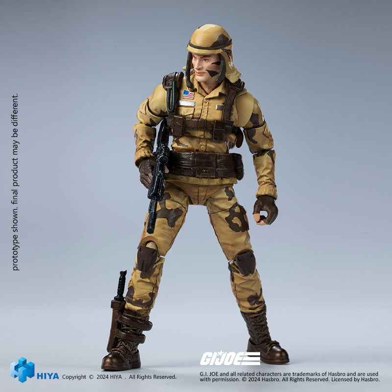 HIYA Exquisite Mini Series 1/18 Scale 4 Inch G.I.Joe Dusty Action Figure