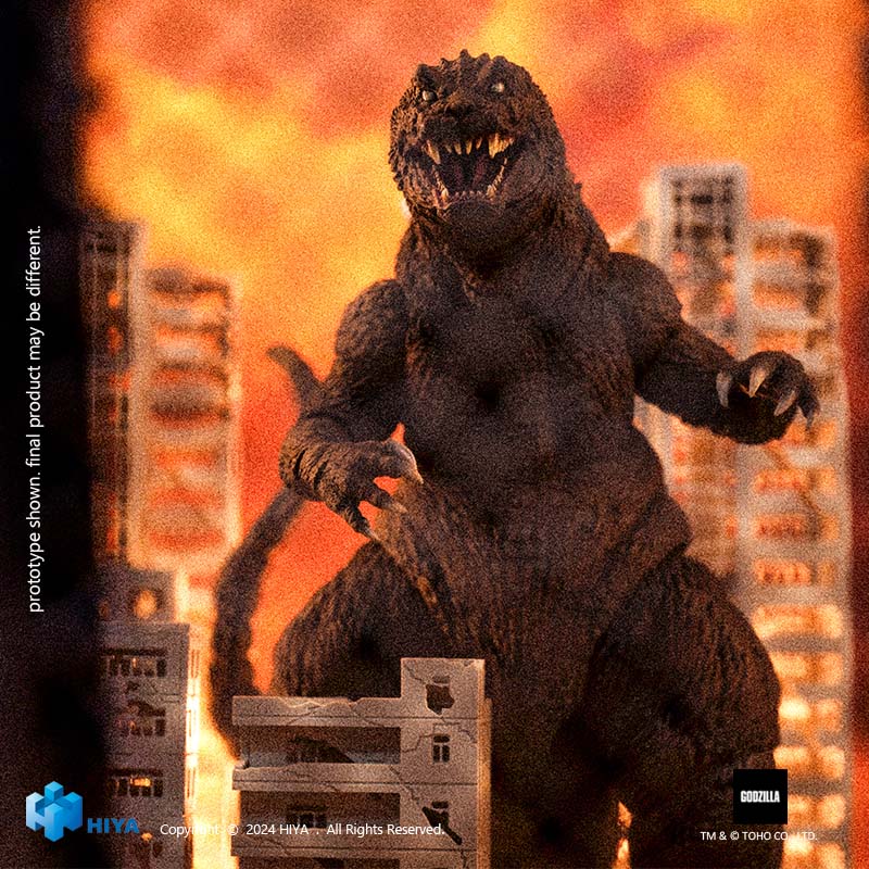 HIYA Exquisite Basic Series None Scale 7 Inch Godzilla, Mothra and King Ghidorah: Giant Monsters All-Out Attack (2001) Godzilla Action Figure