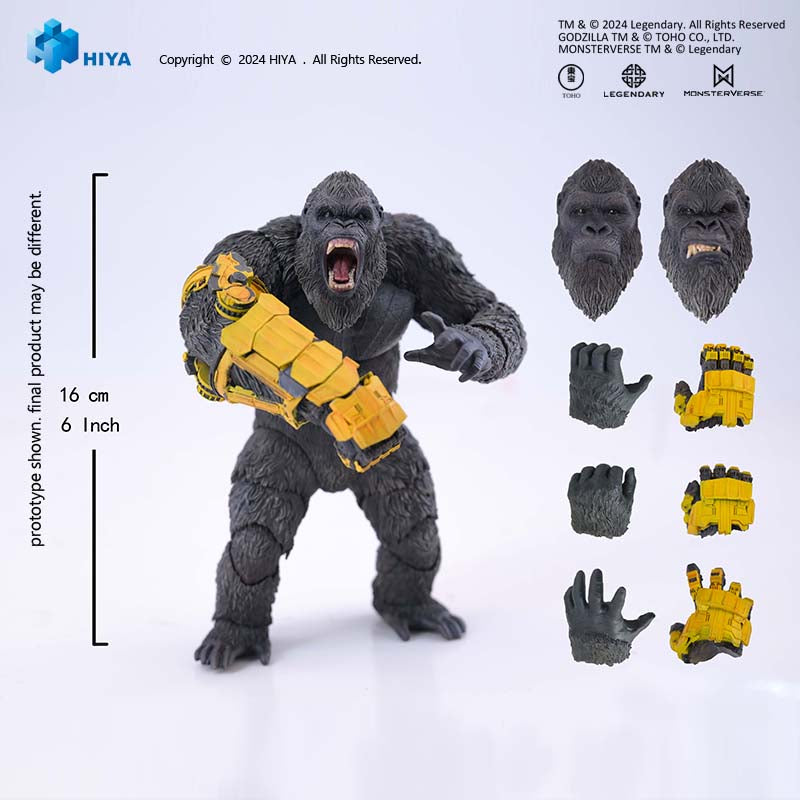 HIYA Exquisite Basic Series  None Scale 6 Inch Godzilla x Kong The New Empire Kong B.E.A.S.T. Glove Ver. Action Figure