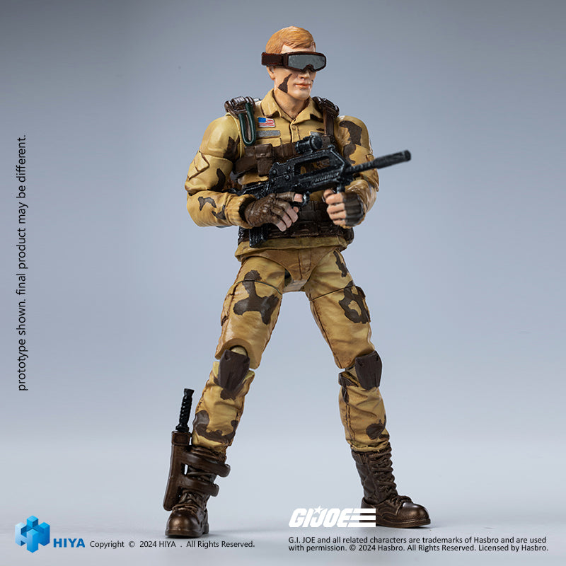 HIYA Exquisite Mini Series 1/18 Scale 4 Inch G.I.Joe Dusty Action Figure