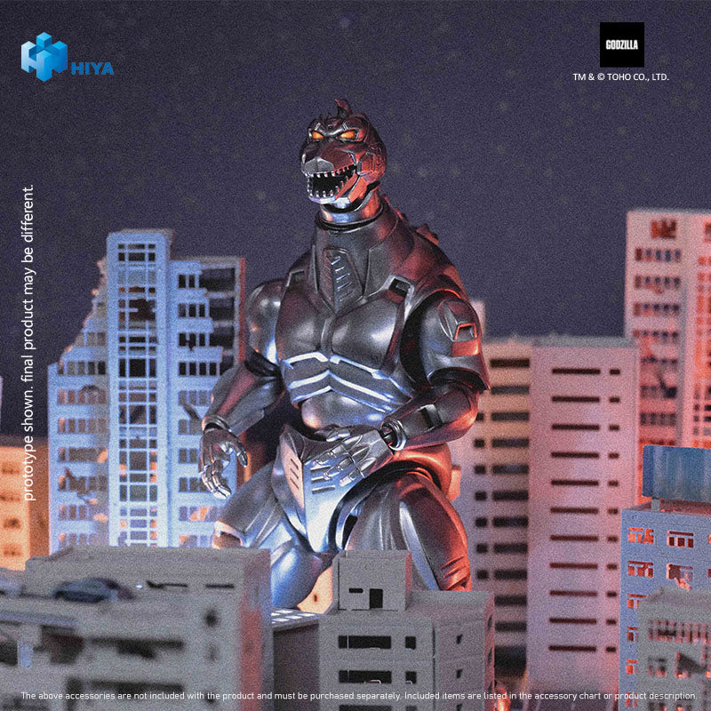 HIYA Exquisite Basic Series  None Scale 8.5 Inch Godzjiia vs. Mechagodzilla 1993 Mechagodzilla Action Figure