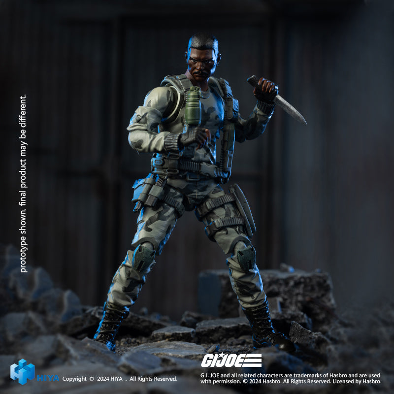 HIYA Exquisite Mini Series 1/18 Scale 4 Inch G.I.Joe Stalker Action Figure