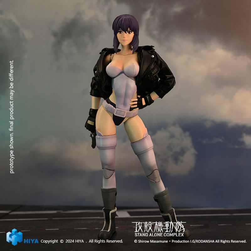 HIYA Exquisite Super Series 1/12 Scale 6 Inch GHOST IN THE SHELL Stand Alone Complex Kusanagi Motoko Action Figure