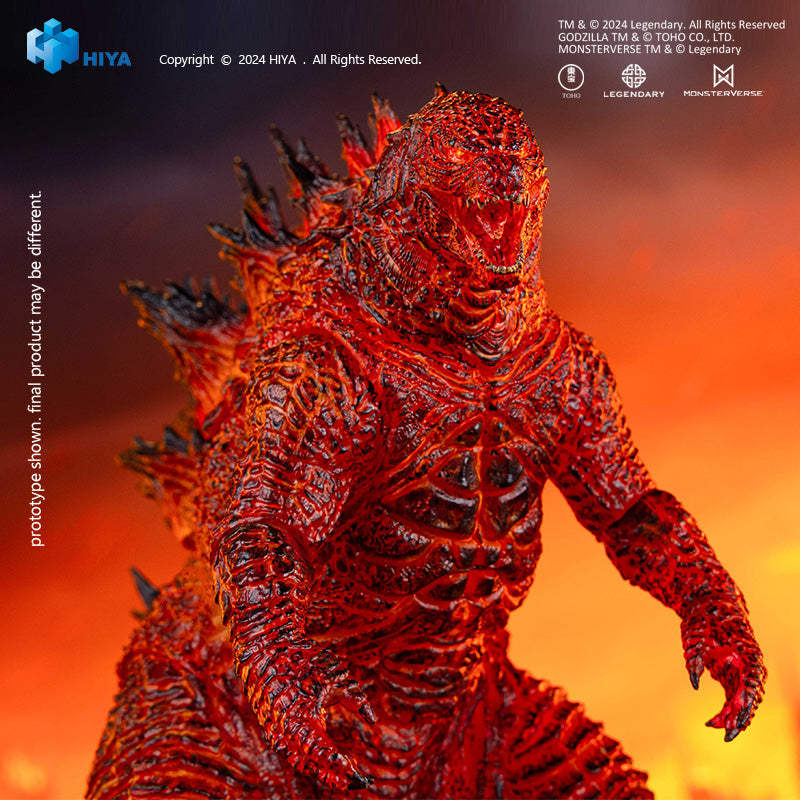 HIYA Exquisite Basic Series  None Scale 7 Inch Godzilla King of the Monsters Burning Godzilla Battle Ver. Action Figure