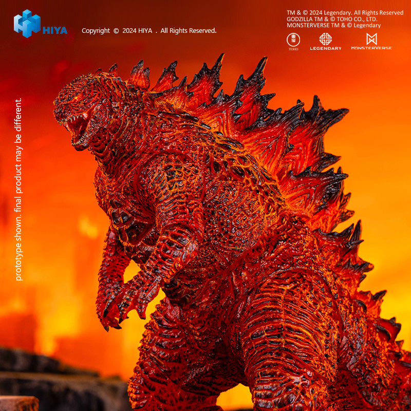 HIYA Exquisite Basic Series  None Scale 7 Inch Godzilla King of the Monsters Burning Godzilla Battle Ver. Action Figure