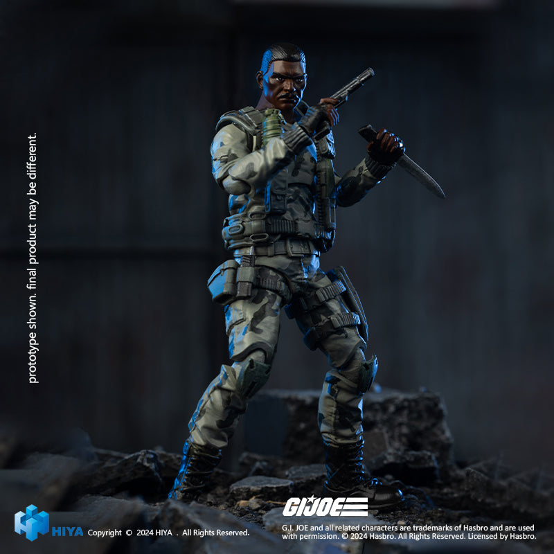 HIYA Exquisite Mini Series 1/18 Scale 4 Inch G.I.Joe Stalker Action Figure