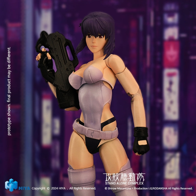 HIYA Exquisite Super Series 1/12 Scale 6 Inch GHOST IN THE SHELL Stand Alone Complex Kusanagi Motoko Action Figure
