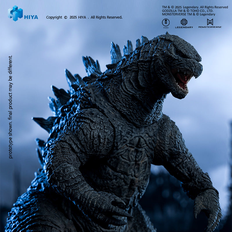 HIYA Exquisite Basic Series  None Scale 7 Inch Godzilla 2014  Godzilla Translucent Ver.  Action Figure