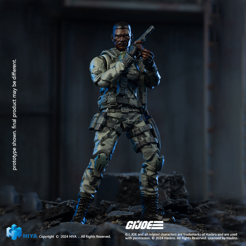 HIYA Exquisite Mini Series 1/18 Scale 4 Inch G.I.Joe Stalker Action Figure