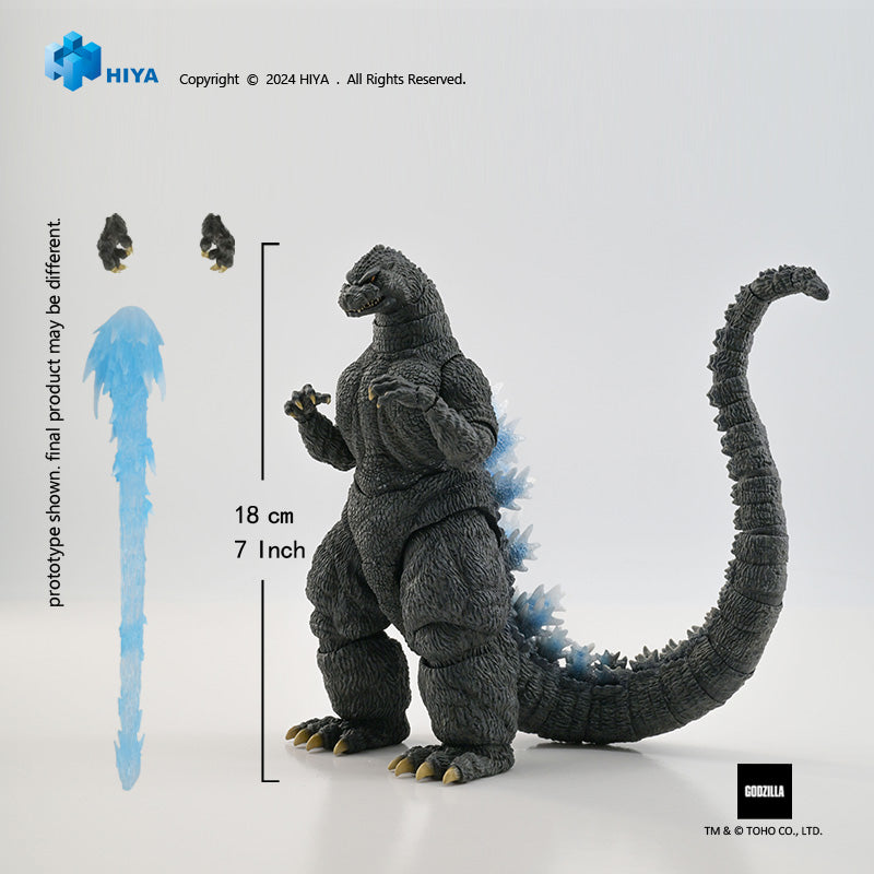 HIYA Exquisite Basic Series  None Scale 7 Inch Godzilla vs. King Ghidorah Heat Ray Godzilla Hokkaido Ver. Action Figure