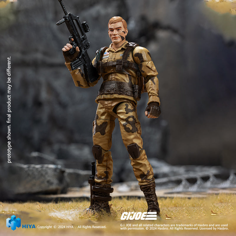 HIYA Exquisite Mini Series 1/18 Scale 4 Inch G.I.Joe Dusty Action Figure