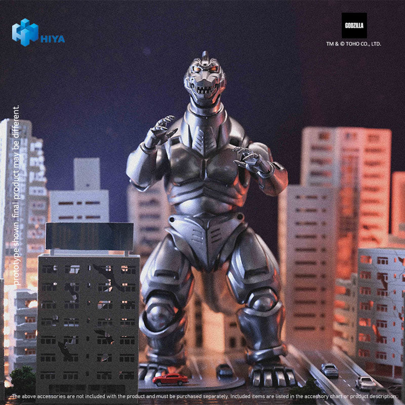 HIYA Exquisite Basic Series  None Scale 8.5 Inch Godzjiia vs. Mechagodzilla 1993 Mechagodzilla Action Figure