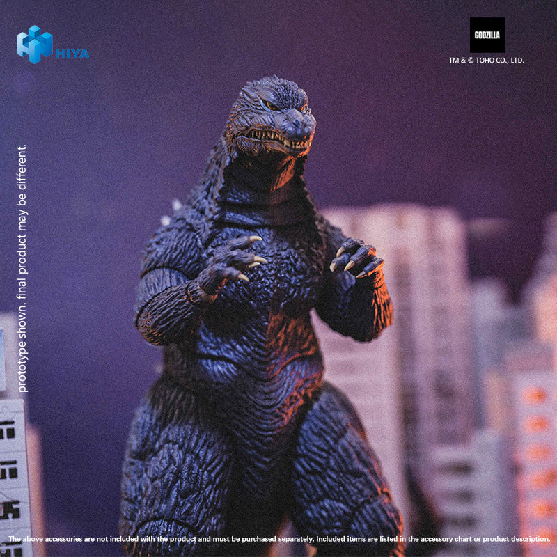 HIYA Exquisite Basic Series  None Scale 7 Inch Godzilla AGAINST MECHAGODZILLA Godzilla Action Figure