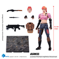 HIYA Exquisite Mini Series 1/18 Scale 4 Inch G.I.Joe Zarana Action Figure