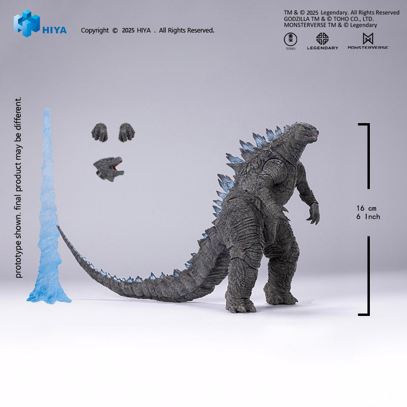 HIYA Exquisite Basic Series  None Scale 7 Inch Godzilla 2014  Godzilla Translucent Ver.  Action Figure