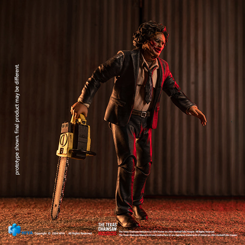 HIYA Exquisite Mini Series 1/18 Scale 4 Inch Texas Chainsaw Massacre 1974 LeatherFace - Pretty Woman Mask Action Figure