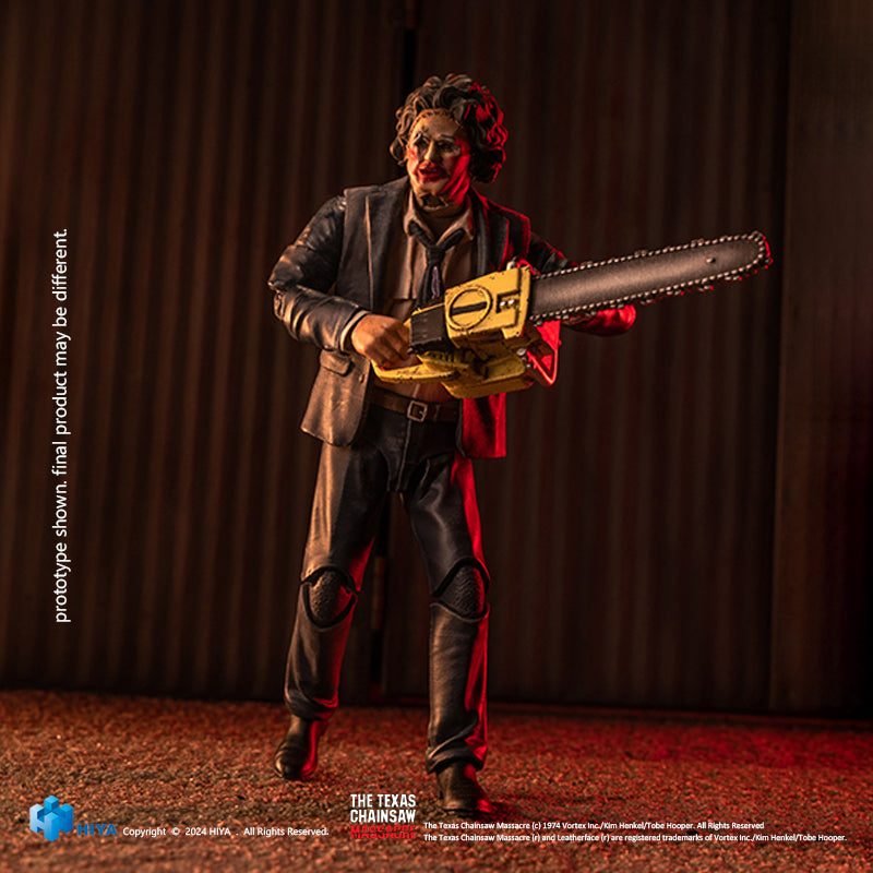 HIYA Exquisite Mini Series 1/18 Scale 4 Inch Texas Chainsaw Massacre 1974 LeatherFace - Pretty Woman Mask Action Figure