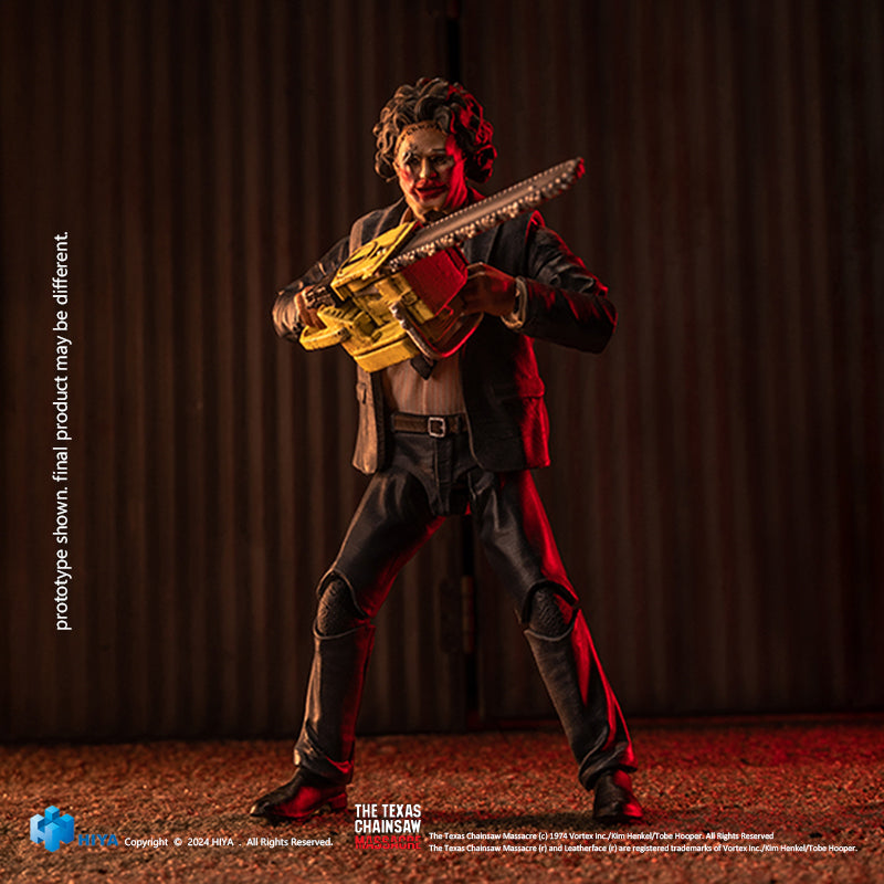 HIYA Exquisite Mini Series 1/18 Scale 4 Inch Texas Chainsaw Massacre 1974 LeatherFace - Pretty Woman Mask Action Figure