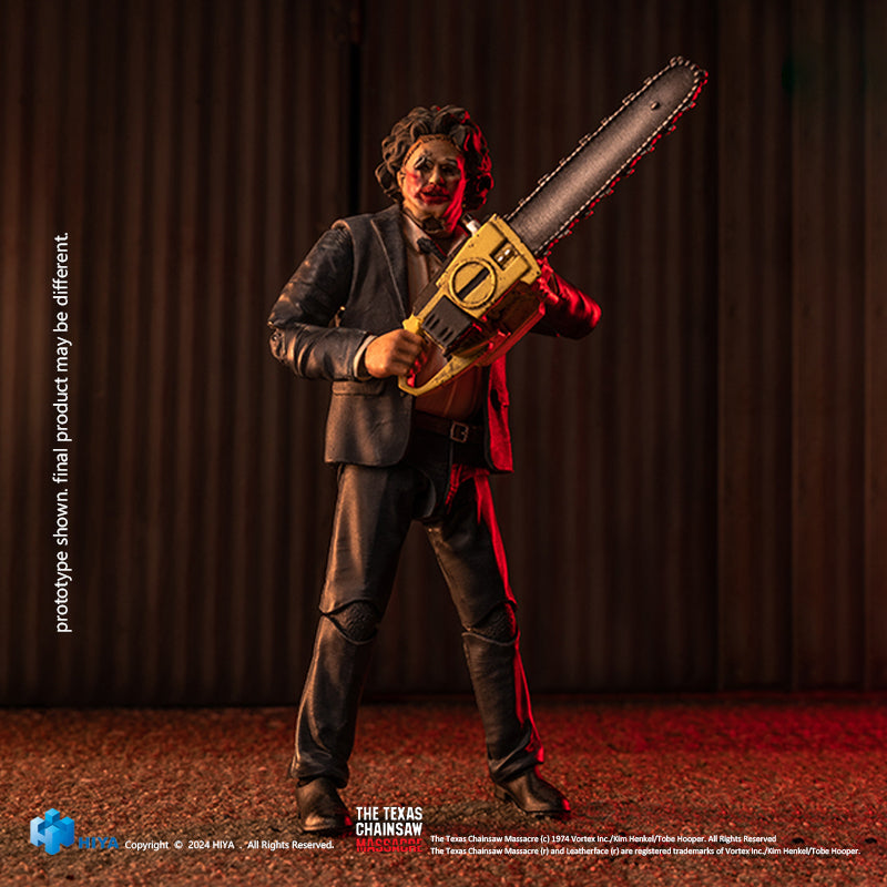 HIYA Exquisite Mini Series 1/18 Scale 4 Inch Texas Chainsaw Massacre 1974 LeatherFace - Pretty Woman Mask Action Figure