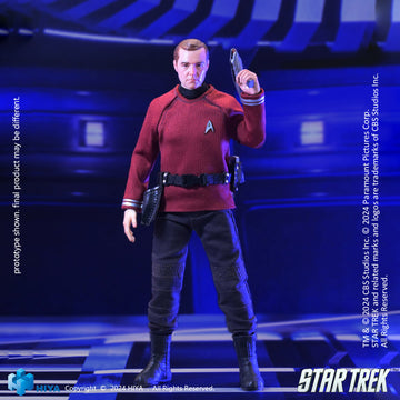 HIYA Exquisite Super Series 1/12 Scale 6 Inch STAR TREK 2009 Scotty Action Figure