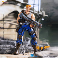 HIYA Exquisite Basic Series 1/12 Scale 6 Inch Contra Operation Galuga Bill Rizer Action Figure