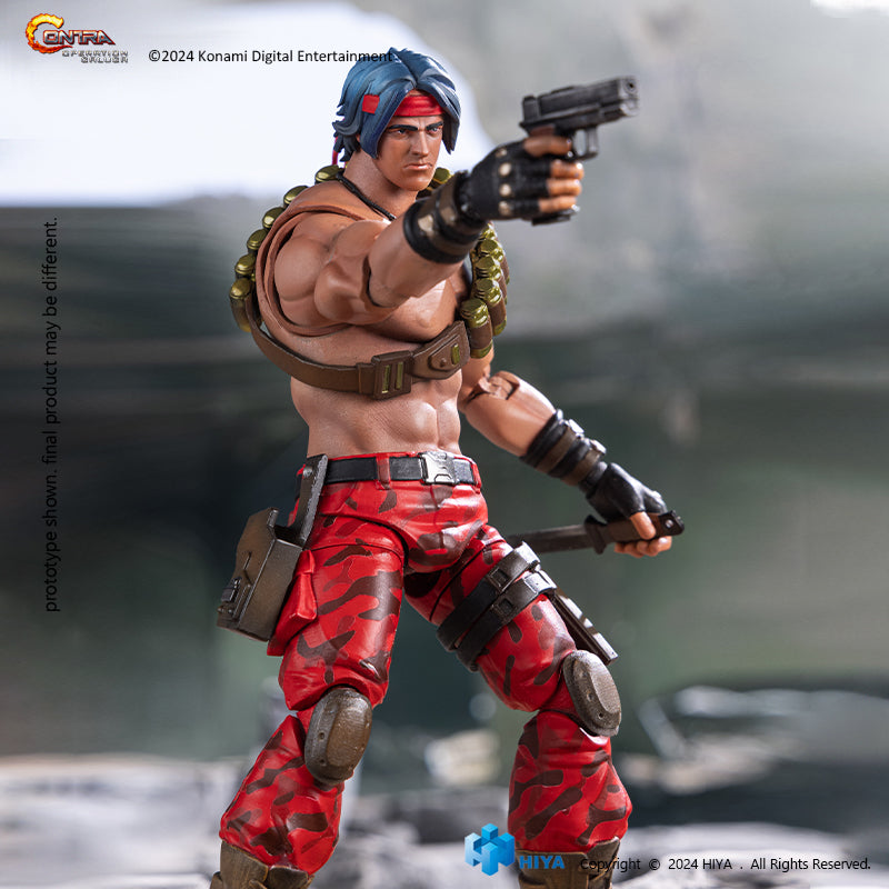 HIYA Exquisite Basic Series 1/12 Scale 6 Inch Contra Operation Galuga Lance Bean Action Figure