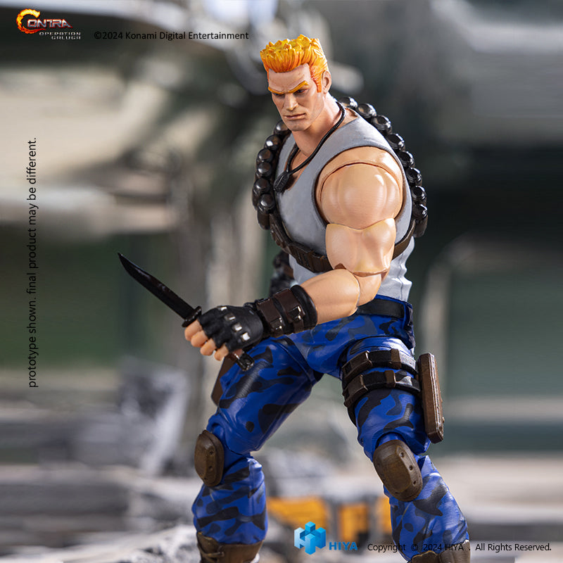 HIYA Exquisite Basic Series 1/12 Scale 6 Inch Contra Operation Galuga Bill Rizer Action Figure