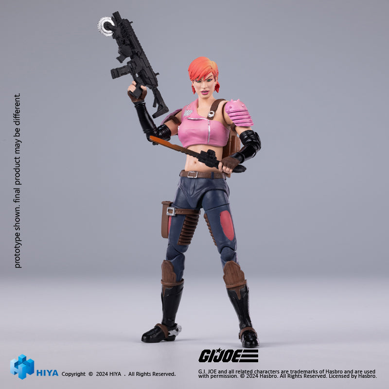 HIYA Exquisite Mini Series 1/18 Scale 4 Inch G.I.Joe Zarana Action Figure