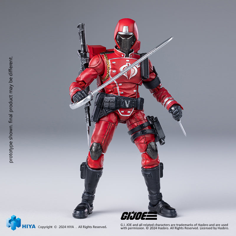 HIYA Exquisite Mini Series 1/18 Scale 4 Inch G.I.Joe Crimson Guard Action Figure