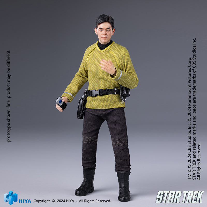 HIYA Exquisite Super Series 1/12 Scale 6 Inch STAR TREK 2009 Sulu Action Figure