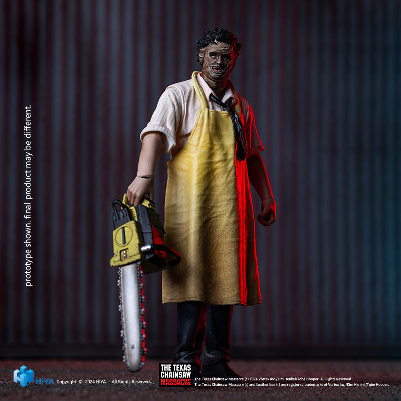 HIYA Exquisite Mini Series 1/18 Scale 4 Inch Texas Chainsaw Massacre 1974 LeatherFace - Killing Mask Standard Ver. Action Figure