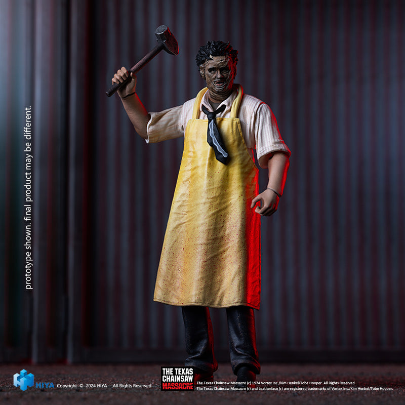 HIYA Exquisite Mini Series 1/18 Scale 4 Inch Texas Chainsaw Massacre 1974 LeatherFace - Killing Mask Standard Ver. Action Figure