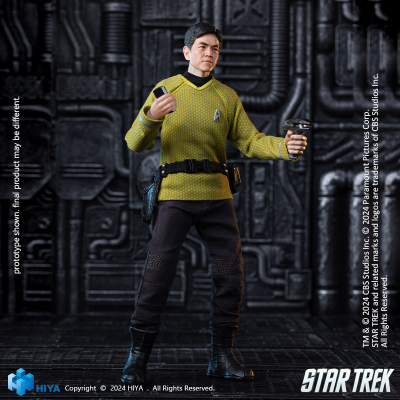 HIYA Exquisite Super Series 1/12 Scale 6 Inch STAR TREK 2009 Sulu Action Figure