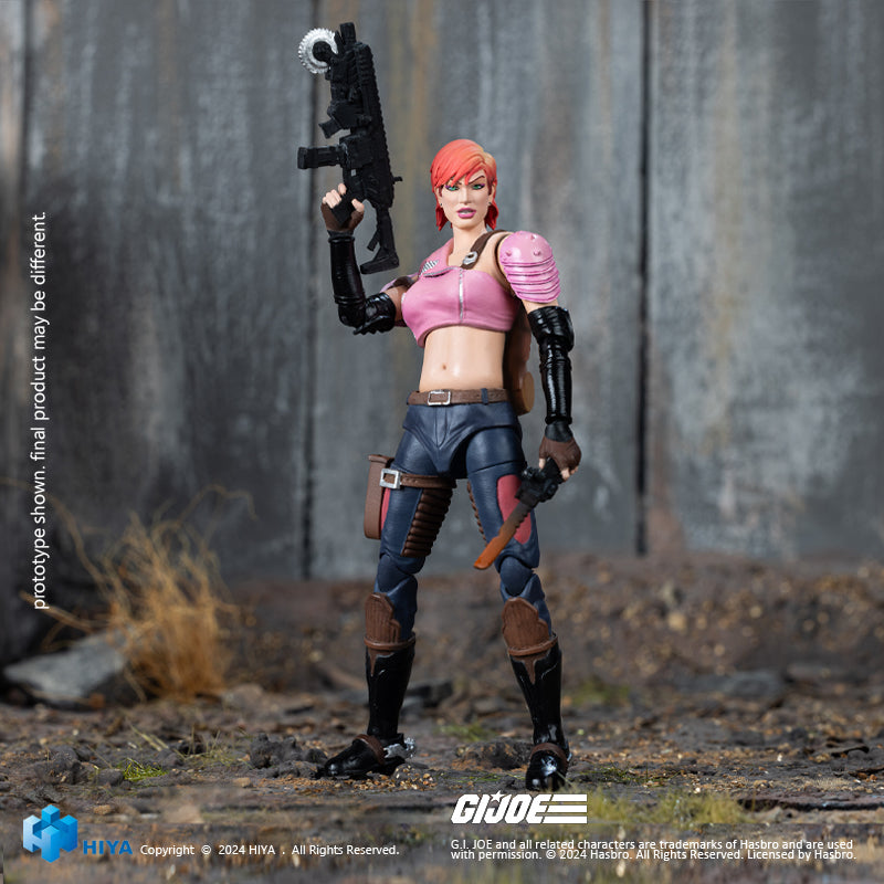 HIYA Exquisite Mini Series 1/18 Scale 4 Inch G.I.Joe Zarana Action Figure