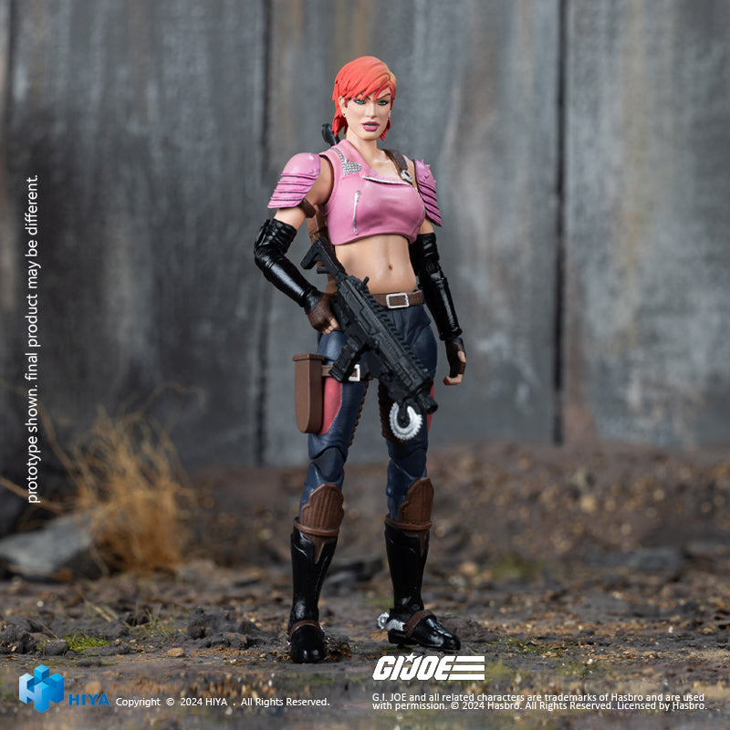 HIYA Exquisite Mini Series 1/18 Scale 4 Inch G.I.Joe Zarana Action Figure