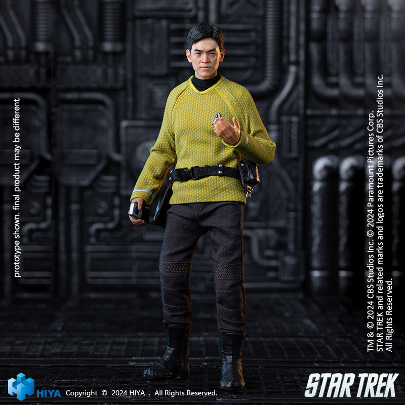 HIYA Exquisite Super Series 1/12 Scale 6 Inch STAR TREK 2009 Sulu Action Figure