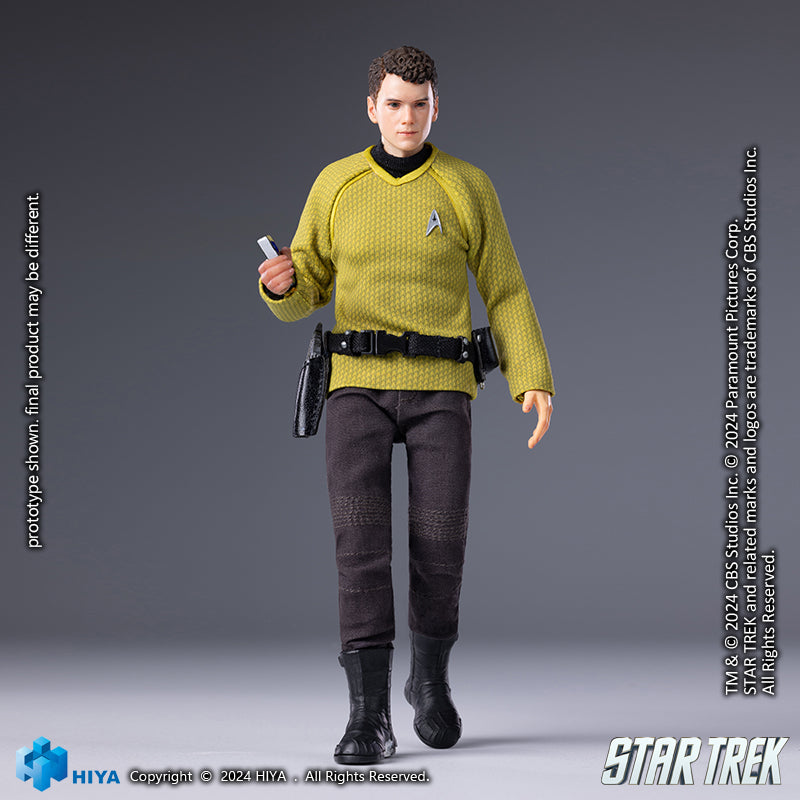 HIYA Exquisite Super Series 1/12 Scale 6 Inch STAR TREK 2009 Chekov Action Figure