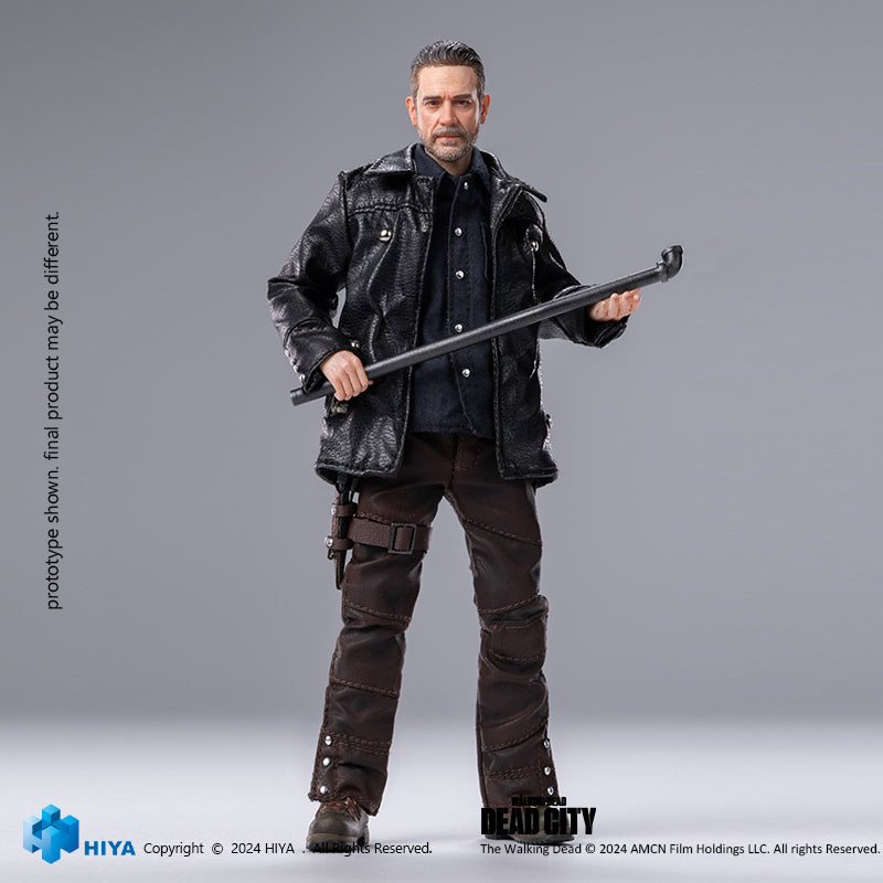 HIYA Exquisite Super 1/12 Scale 6 Inch The Walking Dead  Dead City Negan Action Figure